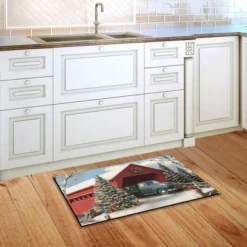 Briarwood Lane Snow Covered Bridge Christmas Doormat Pickup Indoor / Outdoor 30" X 18" -Safavieh Outlet Store GUEST c6d6b21e 8021 4103 9a5e 013a18a7b64d