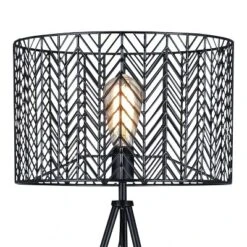 61" Ingrid Black Cage Shade Metal Tripod Floor Lamp - River Of Goods -Safavieh Outlet Store GUEST c7c60993 b46f 4855 b732 9f5e2d69e62f