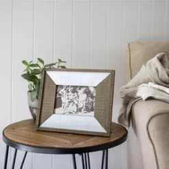 5x7 Inches White Wood & Glass Photo Frame - Foreside Home & Garden -Safavieh Outlet Store GUEST c98575ac 5f5d 492a a2a2 a9ace75294a2