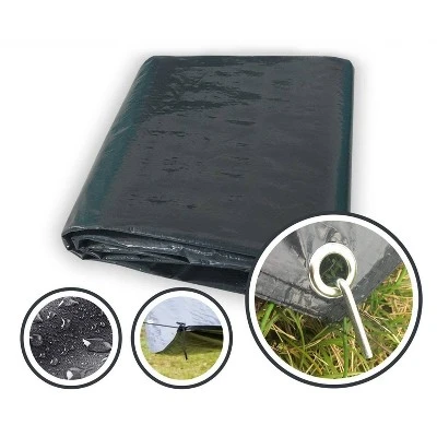 Waterproof PE Tarp Floor Mat For Screen House Gazebo - Alvantor 7 Waterproof PE Tarp Floor Mat For Screen House Gazebo - Alvantor - Image 7