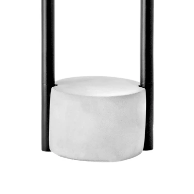 NuLOOM Bryant 24" Cement Table Lamp Lighting - Ivory 23.75" H X 14" W X 14" D 2 NuLOOM Bryant 24" Cement Table Lamp Lighting - Ivory 23.75" H X 14" W X 14" D - Image 2