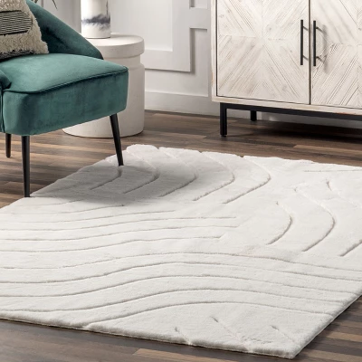 NuLOOM Camari Contemorary Faux Rabbit Machine Washable Area Rug 8 NuLOOM Camari Contemorary Faux Rabbit Machine Washable Area Rug - Image 8