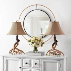 (Set Of 2) 25.5" Sundance Faux Antler Table Lamps Brown (Includes CFL Light Bulb) - Safavieh -Safavieh Outlet Store GUEST cf62d283 8da2 4b88 96d8 a9695d4af073