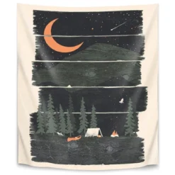 Americanflat Wish I Was Camping By NDTank Wall Tapestry -Safavieh Outlet Store GUEST cfc244f8 4908 44fc a613 15726c604dcd