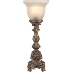 Regency Hill French LED Uplight Desk Table Lamp 18" High Beige Wash Candlestick Alabaster Glass Shade For Bedroom Bedside Office 11 Regency Hill French LED Uplight Desk Table Lamp 18" High Beige Wash Candlestick Alabaster Glass Shade For Bedroom Bedside Office -Safavieh Outlet Store GUEST d184b510 32e3 406c 9bdc 3bfc14d6800f