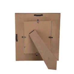 Gray And Cream Distressed Wood 5 X 7 Inch Decorative Wood Picture Frame - Foreside Home & Garden