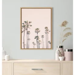 18" X 24" Sylvie Palm Tree Paradise Framed Canvas Wall Art By Caroline Pink/Mint - Kate And Laurel 9 18" X 24" Sylvie Palm Tree Paradise Framed Canvas Wall Art By Caroline Pink/Mint - Kate And Laurel -Safavieh Outlet Store GUEST d314be87 28b4 4c0a bc88 579a789881b9