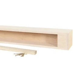 Modern Ember Autumn Wood Fireplace Mantel Shelf With Angled Corner Accents -Safavieh Outlet Store GUEST d327846a a421 4045 aeea 79615b809914