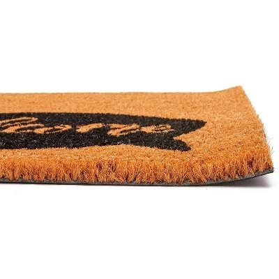 Welcome Speech Bubble Natural Coir Door Mat 17"x30" - Front Doormat Non Slip Rug For Home Indoor Outdoor Entrance 2 Welcome Speech Bubble Natural Coir Door Mat 17"x30" - Front Doormat Non Slip Rug For Home Indoor Outdoor Entrance - Image 2