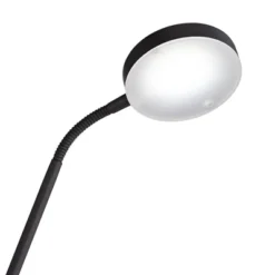 360 Lighting Taylor Modern Torchiere Floor Lamp With Side Light 72" Tall Satin Black LED Adjustable For Living Room Reading Bedroom Office House Home -Safavieh Outlet Store GUEST d4ceb23e 77f6 419c a470 ad1f10e3e61d