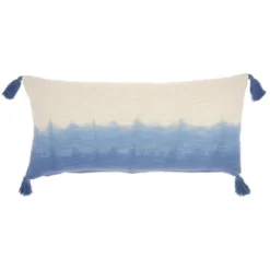 14"x30" Life Styles Ombre Lumbar Throw Pillow With Tassels - Mina Victory 12 14"x30" Life Styles Ombre Lumbar Throw Pillow With Tassels - Mina Victory -Safavieh Outlet Store GUEST d547623b a690 4d11 8e97 f15772a4c6ca