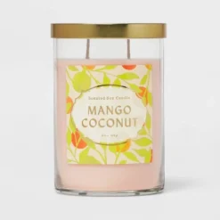 Glass Jar Mango Coconut Candle - Opalhouse™ -Safavieh Outlet Store GUEST d5df7935 c4d2 412c 8399 c3cca94db9a0