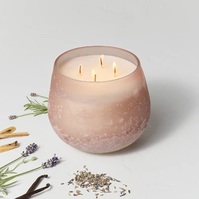 Reflection Fashion Glass Candle Pink - Casaluna™ 1 Reflection Fashion Glass Candle Pink - Casaluna™