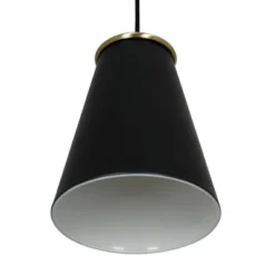 10.38" Metal Pendant Ceiling Light Black - Cresswell Lighting 9 10.38" Metal Pendant Ceiling Light Black - Cresswell Lighting -Safavieh Outlet Store GUEST d673bb70 8da6 408a 993b 933c730caf7a