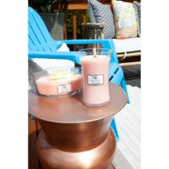 21.5oz Large Hourglass Jar Candle Coastal Sunset - WoodWick -Safavieh Outlet Store GUEST d69858e6 98ac 4482 9bb2 9b8e8b93a7e4