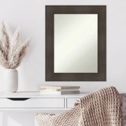 24" X 30" Non-Beveled William Rustic Woodgrain Wall Mirror - Amanti Art 11 24" X 30" Non-Beveled William Rustic Woodgrain Wall Mirror - Amanti Art -Safavieh Outlet Store GUEST d85b6e6e f96f 47b1 97de 74f92e234216