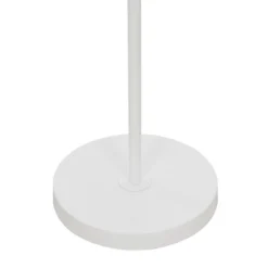 54.5" Mid-Century And Antique Brass Adjustable Metal Floor Lamp White - Cresswell Lighting -Safavieh Outlet Store GUEST da7128a0 340b 47bf b0ae 13667cbe316e