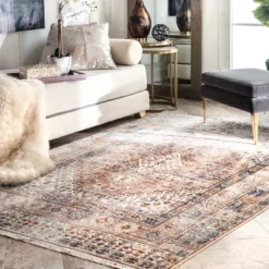 NuLOOM Farley Medallion Fringe Area Rug