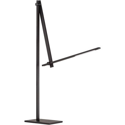 Possini Euro Design Barrett Modern Floor Lamp 53" Tall Anodized Black Metal LED Adjustable Touch On Off For Living Room Reading Bedroom Office House 8 Possini Euro Design Barrett Modern Floor Lamp 53" Tall Anodized Black Metal LED Adjustable Touch On Off For Living Room Reading Bedroom Office House - Image 8