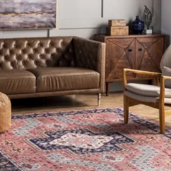 NuLOOM Amber Machine Washable Floral Aztec Area Rug -Safavieh Outlet Store GUEST ddd1681f add8 4a03 b66b e5c1a0d54353