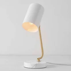 15" Novogratz X Globe Athena White Desk Lamp - Globe Electric 11 15" Novogratz X Globe Athena White Desk Lamp - Globe Electric -Safavieh Outlet Store GUEST de04a045 74ae 416f 82c7 537702b55777