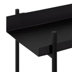 28" X 15" Dominic Tiered Decorative Wall Shelf Black - Kate & Laurel All Things Decor -Safavieh Outlet Store GUEST de6015bf b7b2 4486 a2fe bae5bfa4cf42