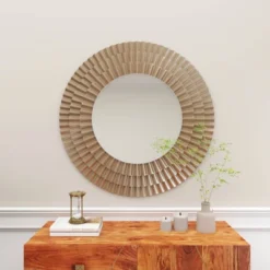 Wood Starburst Wall Mirror Silver - Olivia & May 21 Wood Starburst Wall Mirror Silver - Olivia & May -Safavieh Outlet Store GUEST e088c9c5 6a23 4c85 b825 c26e5fea6bb5