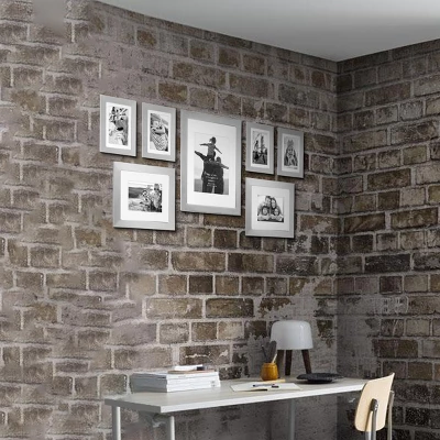 7pc Decorative Stamped Photo Frame Set Silver - Stonebriar Collection 5 7pc Decorative Stamped Photo Frame Set Silver - Stonebriar Collection - Image 5