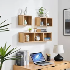 3pc Bauhaus Floating Geometric Cubby Wall Shelf Set - Danya B. 21 3pc Bauhaus Floating Geometric Cubby Wall Shelf Set - Danya B. -Safavieh Outlet Store GUEST e12dd721 a6df 42bc b1cd fdc1086d9c38