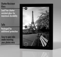 Americanflat Picture Frame With Tempered Shatter-resistant Glass - Wall Mounted Horizontal And Vertical Formats -Safavieh Outlet Store GUEST e25e8321 bd76 46b8 beb6 30ef0a8d98bf