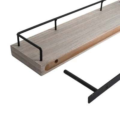 2pc Shelf Gray/Black - New View 5 2pc Shelf Gray/Black - New View - Image 5