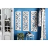 Wood Floral Handmade Intricately Carved Wall Decor Set Of 3 White - Olivia & May