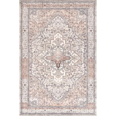 NuLOOM Lorrie Medallion Machine Washable Area Rug 9 NuLOOM Lorrie Medallion Machine Washable Area Rug - Image 9