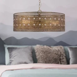 23.5" 3-Light Bryar Chandelier Brass/Crystal - River Of Goods -Safavieh Outlet Store GUEST e6376f0f e8ad 40cd a143 f9606e144727