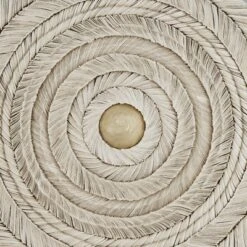 Dahlia Studios Natural Paper Ring 35 1/2" Square Shadow Box Framed Wall Art -Safavieh Outlet Store GUEST ec7b64be 0635 4942 afc6 ca5264fb5e22