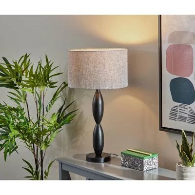 Lance Table Lamp Black - Adesso 1 Lance Table Lamp Black - Adesso