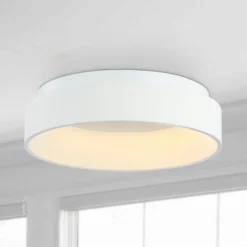 17.75" Ring Flush Mount Ceiling Light (Includes Energy Efficient Light Bulb) - JONATHAN Y -Safavieh Outlet Store GUEST ed8c26f1 3d99 4055 bdb3 fe7aacf8eb94