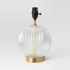 Small Ribbed Glass Lamp Base Clear - Threshold™ 9 Small Ribbed Glass Lamp Base Clear - Threshold™ -Safavieh Outlet Store GUEST ee23bb4b bc94 4203 8178 905a5c519153