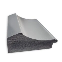 24" X 30" Non-Beveled Peak Polished Nickel Wall Mirror - Amanti Art