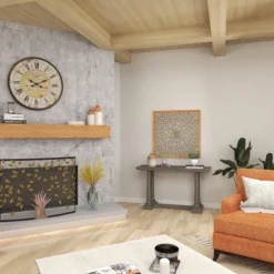 Wood Floral Handmade Intricately Carved Wall Decor With Mandala Design Light Brown - Olivia & May -Safavieh Outlet Store GUEST efcc2a0e ec0c 445e 9b07 0224a1e13326