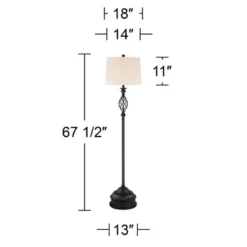 Franklin Iron Works Annie Rustic Floor Lamp With Black Riser 67 1/2" Tall Bronze Iron Scroll Cream Hardback Drum Shade For Living Room Bedroom Office 13 Franklin Iron Works Annie Rustic Floor Lamp With Black Riser 67 1/2" Tall Bronze Iron Scroll Cream Hardback Drum Shade For Living Room Bedroom Office -Safavieh Outlet Store GUEST f1297435 1c8f 4d3e 896f 3fc5d11d32db