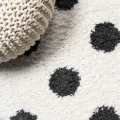 Pere Modern Charcoal Dot Shag Area Rug - JONATHAN Y -Safavieh Outlet Store GUEST f1bf1fd7 366d 435d 9ddc 6989619fdf37
