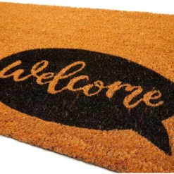 Welcome Speech Bubble Natural Coir Door Mat 17"x30" - Front Doormat Non Slip Rug For Home Indoor Outdoor Entrance 12 Welcome Speech Bubble Natural Coir Door Mat 17"x30" - Front Doormat Non Slip Rug For Home Indoor Outdoor Entrance -Safavieh Outlet Store GUEST f25b4429 2fd0 4884 8c56 12a1d6fd6dcc