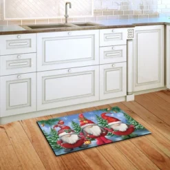 Briarwood Lane Winter Gnomes Christmas Doormat Humor Santa Hats Indoor Outdoor 30" X 18" -Safavieh Outlet Store GUEST f4892bf5 4ddc 488a ac3d 37a5899cc24b