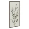18" X 40" Sylvie Eucalyptus Botanical I By The Creative Bunch Studio Framed Wall Canvas Gray - Kate & Laurel All Things Decor