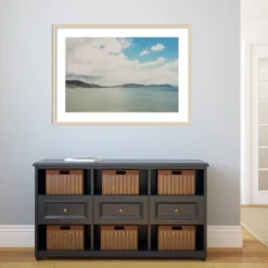 42" X 30" The Beautiful English Channel By Laura Evans Framed Wall Art Print Light Brown - Amanti Art -Safavieh Outlet Store GUEST f5cb2279 07f6 4313 a726 b89939ae8f9e