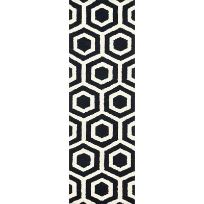 NuLOOM Hand Tufted Honeycomb Mayra Area Rug 4 NuLOOM Hand Tufted Honeycomb Mayra Area Rug - Image 4