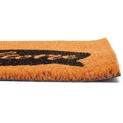 Welcome Speech Bubble Natural Coir Door Mat 17"x30" - Front Doormat Non Slip Rug For Home Indoor Outdoor Entrance 5 Welcome Speech Bubble Natural Coir Door Mat 17"x30" - Front Doormat Non Slip Rug For Home Indoor Outdoor Entrance - Image 5