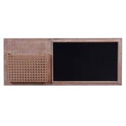 Multi-Functional Wall Memo Board With Chalkboard And File Rack Storage Brown - StyleCraft -Safavieh Outlet Store GUEST f6a0779e 7e5d 44db 8208 ab0a937ec667
