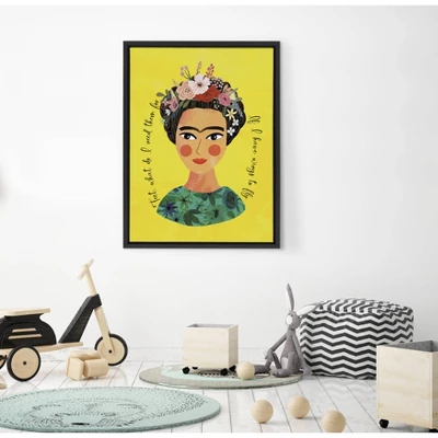18" X 24" Sylvie Frida Framed Canvas Wall Art By Mia Charro Black - DesignOvation 4 18" X 24" Sylvie Frida Framed Canvas Wall Art By Mia Charro Black - DesignOvation - Image 4
